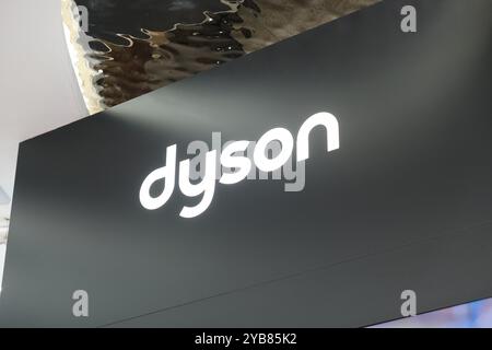 Wuhan, China-Oct.5th 2023 : logo de marque de la société dyson Banque D'Images