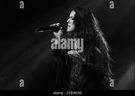 Munich, Allemagne. 15 octobre 2024. Munich, Allemagne, 15 octobre 2024 : Guernica Mancini (chanteuse) des Gems lors du Phoenix Tour 2024 à Backstage Halle, Munich, Allemagne. (Sven Beyrich/SPP) crédit : photo de presse sportive SPP. /Alamy Live News Banque D'Images