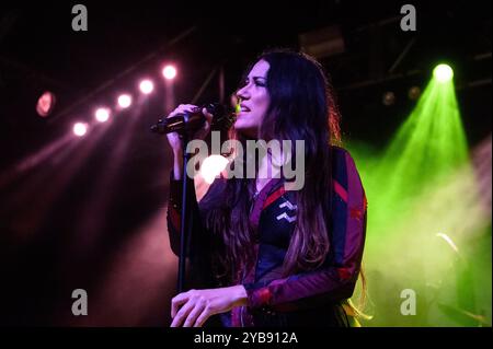 Munich, Allemagne. 15 octobre 2024. Munich, Allemagne, 15 octobre 2024 : Guernica Mancini (chanteuse) des Gems lors du Phoenix Tour 2024 à Backstage Halle, Munich, Allemagne. (Sven Beyrich/SPP) crédit : photo de presse sportive SPP. /Alamy Live News Banque D'Images