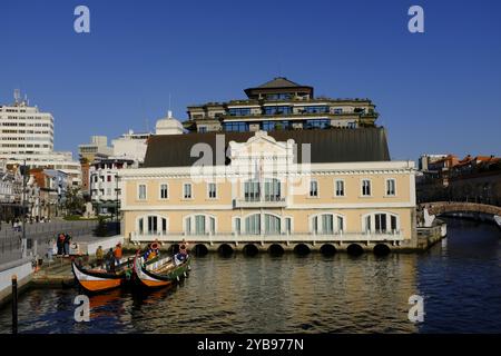 Centre-ville d'Aveiro, Portugal Banque D'Images