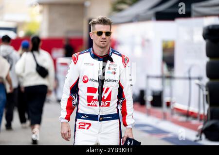 Austin, Vereinigte Staaten. 17 octobre 2024. Nico Huelkenberg (MoneyGram Haas F1 Team, Deutschland, #27), États-Unis, Formel 1 Weltmeisterschaft, grand Prix der Vereinigten Staaten von Amerika, circuit of the Americas Austin, Media Day, 17.10.2024 Foto : Eibner-Pressefoto/Michael Memmler crédit : dpa/Alamy Live News Banque D'Images