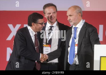 Naples, Italie. 17 octobre 2024. Le ministre de la santé du gouvernement Meloni, Orazio Schillaci, au congrès SIFO 2024 - édition XLV 17 octobre 2024. Crédit : Live Media Publishing Group/Alamy Live News Banque D'Images