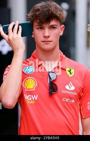 Austin, Vereinigte Staaten. 17 octobre 2024. 17.10.2024, circuit des Amériques, Austin, FORMULE 1 PIRELLI UNITED STATES GRAND PRIX 2024, pilote F2 photo Oliver Bearman crédit : dpa/Alamy Live News Banque D'Images