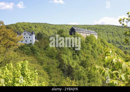 Château de Schwarzburg en Thuringe, château de Schwarzburg en Thuringe Banque D'Images