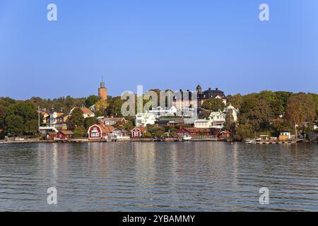 Île de Vaxholm, archipel de Stockholm, Stockholm, Suède, Scandinavie, Europe Banque D'Images