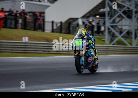 Phillip Island, Victoria, Australie. 18 octobre 2024. Vendredi, au Qatar Airways Australian Motorcycle Grand Prix 2024. (Crédit image : © James Forrester/ZUMA Press Wire) USAGE ÉDITORIAL SEULEMENT! Non destiné à UN USAGE commercial ! Banque D'Images