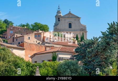 Impression de Bedoin, commune du département du Vaucluse en région Provence dans le sud-est de la France. Banque D'Images