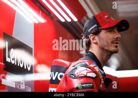 Phillip Island, Australie. 18 octobre 2024. Phillip Island, 18 octobre 2024 : Francesco Bagnaia (ITA) de l'équipe Ducati Lenovo lors du MotoGP australien 2024. Alamy Live News/Corleve crédit : Corleve/Alamy Live News Banque D'Images