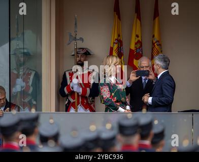 Madrid, 10/12/2024. Défilé des Forces armées pour la journée du Patrimoine hispanique. Photo : Ignacio Gil. Archdc. Crédit : album / Archivo ABC / Ignacio Gil Banque D'Images