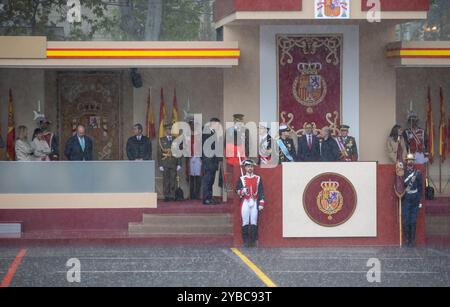 Madrid, 10/12/2024. Défilé des Forces armées pour la journée du Patrimoine hispanique. Photo : Ignacio Gil. Archdc. Crédit : album / Archivo ABC / Ignacio Gil Banque D'Images