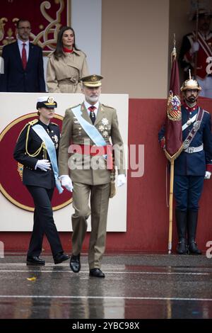 Madrid, 10/12/2024. Défilé des Forces armées pour la journée du Patrimoine hispanique. Photo : Ignacio Gil. Archdc. Crédit : album / Archivo ABC / Ignacio Gil Banque D'Images