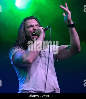 Andrew WK en direct au East Village Arts Club, 31.07.14 Banque D'Images