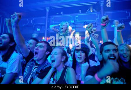 Andrew WK en direct au East Village Arts Club, 31.07.14 Banque D'Images