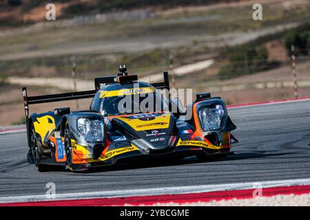 65 MALDONADO Manuel (gbr), MILESI Charles (fra), LECLERC Arthur (mco), Panis Racing, ORECA 07 - Gibson, action pendant les 4 heures de Portimao 2024, 6ème manche de la série européenne le Mans 2024 sur le circuit International de l'Algarve du 16 au 19 octobre 2024 à Portimao, Portugal - Germain photo Hazard/DPPI crédit : DPPI Media/Alamy Live News Banque D'Images