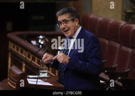 Madrid, 09/10/2024. Congrès des députés. Session plénière. Comparution du Président du Gouvernement et séance de contrôle ultérieure. Photo : Jaime García. ARCHDC. Crédit : album / Archivo ABC / Jaime García Banque D'Images