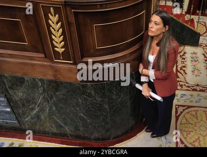 Madrid, 09/10/2024. Congrès des députés. Session plénière. Comparution du Président du Gouvernement et séance de contrôle ultérieure. Photo : Jaime García. ARCHDC. Crédit : album / Archivo ABC / Jaime García Banque D'Images