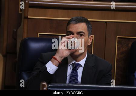 Madrid, 09/10/2024. Congrès des députés. Session plénière. Comparution du Président du Gouvernement et séance de contrôle ultérieure. Photo : Jaime García. ARCHDC. Crédit : album / Archivo ABC / Jaime García Banque D'Images