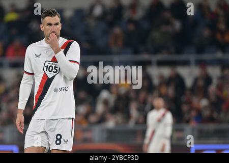 Foto Alfredo Falcone/LaPresse 12 Gennaio 2023 - Roma, Italia - sport, calcio - Roma vs Genoa - TIM CUP 2022/2023 - Stadio Olimpico. Nella foto : Kevin Strootman (Gênes CFC) Foto Alfredo Falcone/LaPresse 12 janvier 2023 Rome, Italie - sport, football - Roma vs Gênes - TIM CUP 2022/2023 - Olimpic Stadium. Sur la photo : Kevin Strootman (Genoa CFC) Banque D'Images