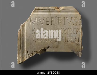 Inscription romaine fragmentaire, 1er-2ème siècle A.D. Banque D'Images
