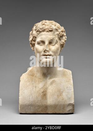 Herm d'un homme (type Ares Ludovisi), première moitié du Ier siècle A.D. Banque D'Images