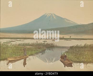 Mont Fuji vu de Kashiwabara, 1897. Banque D'Images