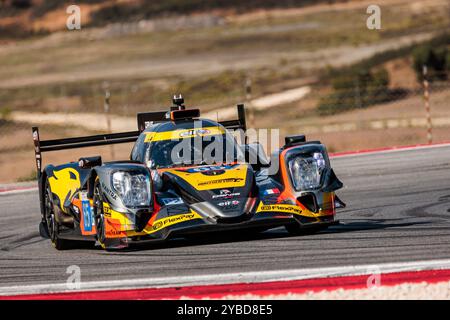 65 MALDONADO Manuel (gbr), MILESI Charles (fra), LECLERC Arthur (mco), Panis Racing, Oreca 07 - Gibson, action pendant les 4 heures de Portimao 2024, 6ème manche de la série européenne le Mans 2024 sur le circuit International de l'Algarve du 16 au 19 octobre 2024 à Portimao, Portugal Banque D'Images
