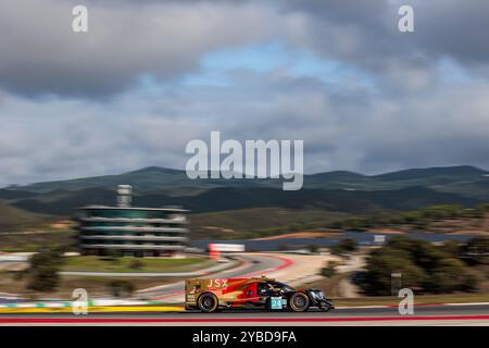 24 FALB John (usa), NOBLE Colin (gbr), YELLOLY Nick (gbr), Nielsen Racing, Oreca 07 - Gibson, action pendant les 4 heures de Portimao 2024, 6ème manche de la European le Mans Series 2024 sur le circuit International de l'Algarve du 16 au 19 octobre 2024 à Portimao, Portugal Banque D'Images