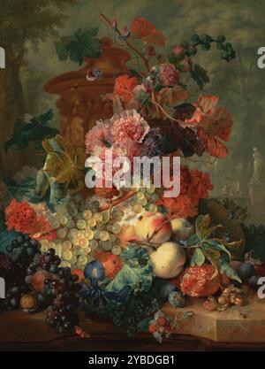 Fruit piece, 1722. Banque D'Images