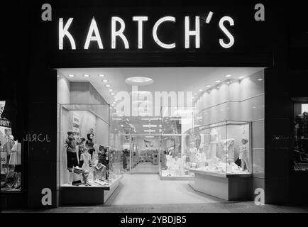 Kartch's, affaire sur main préparé, Paterson, New Jersey, 1947. Banque D'Images