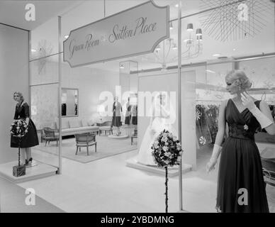 Bloomingdale's, affaires à Hackensack, New Jersey, 1959. Banque D'Images