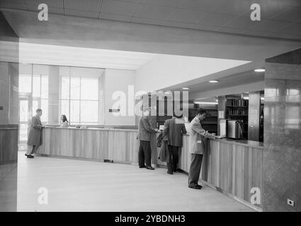 Lamont Library, Harvard University, Cambridge, Massachusetts, 1949. Banque D'Images