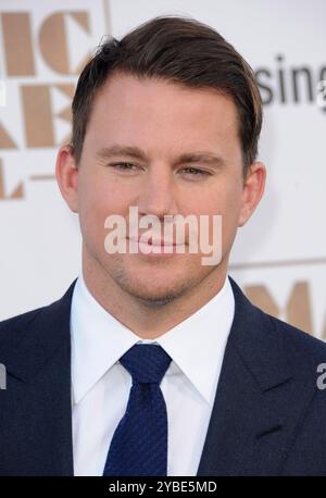 Channing Tatum à la première mondiale de 'Magic Mike XXL" tenue à l'Théâtre chinois de Grauman à Hollywood, Etats-Unis le 25 juin 2015. Banque D'Images