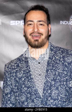 Los Angeles, États-Unis. 17 octobre 2024. L'artiste Louis Villa assiste à Industry connexion célèbre son 1er anniversaire à la 3e base, Los Angeles, CA, le 17 octobre 2024 crédit : Eugene Powers/Alamy Live News Banque D'Images