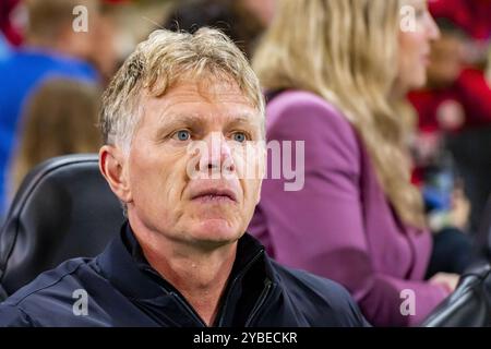 Doetinchem, pays-Bas. 18 octobre 2024. DOETINCHEM, Stadium Vijverberg, 18-10-2024, saison 2024/2025, Dutch Keuken Kampioen Divisie pendant le match de Graafschap - Jong PSV Jong PSV entraîneur Alfons Groenendijk crédit : Pro Shots/Alamy Live News Banque D'Images