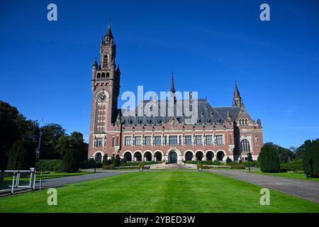 Le Palais de la paix à la Haye, pays-Bas. Cour internationale de Justice de la Haye . Banque D'Images
