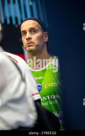 Gummersbach, Deutschland. 18 octobre 2024. Silvio Heinevetter (ThSV Eisenach, #12) VfL Gummersbach - ThSV Eisenach, 18.10.2024, Handball Daikin HBL Handball Bundesliga, 7. Spieltag crédit : dpa/Alamy Live News Banque D'Images