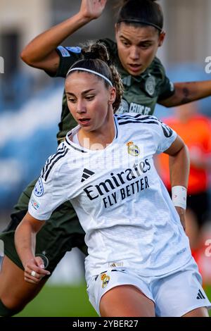 Madrid, Madrid, Espagne. 17 octobre 2024. Athenea del Castillo du Real Madrid vu lors du match MD2 de la phase de groupe de l'UEFA Women's Champions League entre le Real Madrid CF et le Celtic FC à l'Estadio Alfredo Di Stefano le 17 octobre 2024 à Madrid, Espagne. (Crédit image : © Alberto Gardin/ZUMA Press Wire) USAGE ÉDITORIAL SEULEMENT! Non destiné à UN USAGE commercial ! Banque D'Images