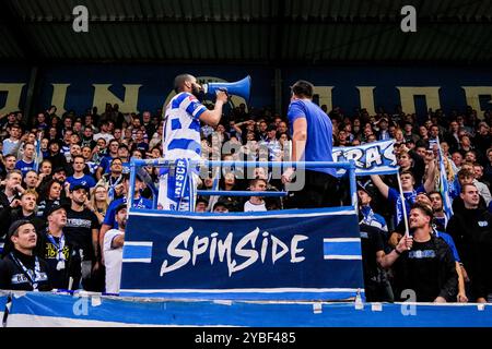 Doetinchem, pays-Bas. 18 octobre 2024. DOETINCHEM, PAYS-BAS - 18 OCTOBRE : Youssef El Jebli de Graafschap après le match néerlandais Keuken Kampioen Divisie entre de Graafschap et Jong PSV au Stadion de Vijverberg le 18 octobre 2024 à Doetinchem, pays-Bas. (Photo de René Nijhuis/Orange Pictures) crédit : Orange pics BV/Alamy Live News Banque D'Images