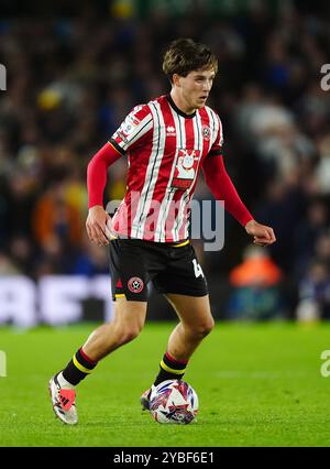 Sydie Peck de Sheffield United lors du Sky Bet Championship match à Elland Road, Leeds. Date de la photo : vendredi 18 octobre 2024. Banque D'Images