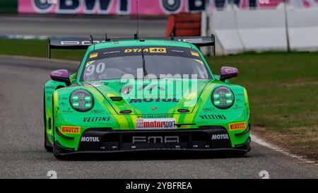 Hockenheim, Allemagne. 18 octobre 2024. Ayhancan Güven (TUR, Porsche, Manthey EMA), 18.10.2024, Hockenheim (Allemagne), Motorsport, DTM, finale Hockenheimring 2024 crédit : dpa/Alamy Live News Banque D'Images