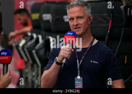 Austin, Vereinigte Staaten. 18 octobre 2024. 18.10.2024, circuit des Amériques, Austin, FORMULE 1 PIRELLI UNITED STATES GRAND PRIX 2024, dans l'image Sky Germany expert Ralf Schumacher crédit : dpa/Alamy Live News Banque D'Images