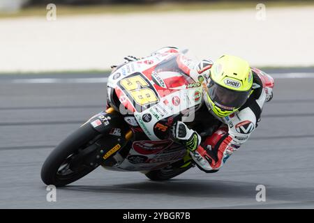 Melbourne, Australie, 19 octobre 2024. Luca Lunetta sur le SIC Yamaha lors du MotoGP australien sur le circuit du Grand Prix de Phillip Island le 19 octobre 2024 à Melbourne, en Australie. Crédit : Dave Hewison/Speed Media/Alamy Live News Banque D'Images