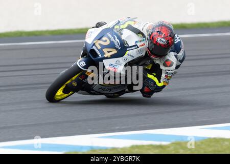 Melbourne, Australie, 19 octobre 2024. Tatsuki Suzuki sur le LIQUI GASGAS lors du MotoGP australien sur le circuit du Grand Prix de Phillip Island le 19 octobre 2024 à Melbourne, en Australie. Crédit : Dave Hewison/Speed Media/Alamy Live News Banque D'Images