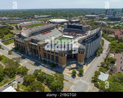 Darrell K Royal Memorial Stadium à Austin, Texas, sur le campus de l'Université du Texas Banque D'Images