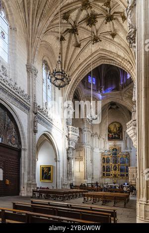 Tolède, Espagne, 6 décembre 2019 : vue intérieure de l'église du monastère de San Juan de los Reyes, Europe Banque D'Images