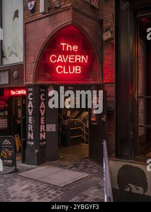 Liverpool, Merseyside, Angleterre, Royaume-Uni, 15 mai, 2023 : entrée au Cavern Club Banque D'Images