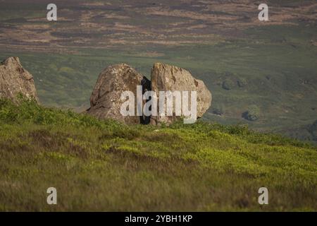 Les Wainstones près de Great Broughton, Yorkshire du Nord, Angleterre, Royaume-Uni Banque D'Images