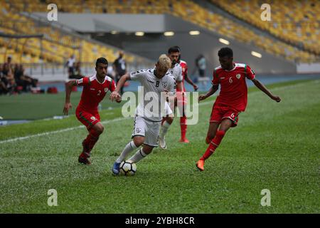 Airmarine Cup 2019, Oman vs Afghanistan, stade national Bukit Jalil, Kuala Lumpur, Malaisie, 20 mars 2019. Banque D'Images