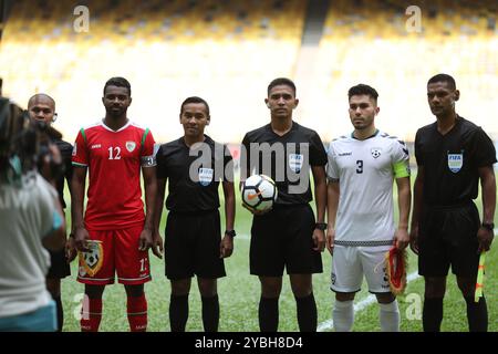 Airmarine Cup 2019, Oman vs Afghanistan, stade national Bukit Jalil, Kuala Lumpur, Malaisie, 20 mars 2019. Banque D'Images