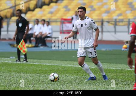 Airmarine Cup 2019, Oman vs Afghanistan, stade national Bukit Jalil, Kuala Lumpur, Malaisie, 20 mars 2019. Banque D'Images